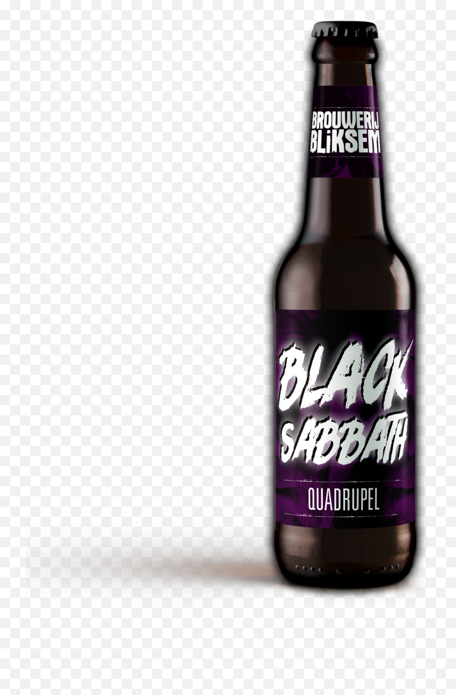 Heavy Hangover Black Sabbath Quadrupel - Glass Bottle Png,Black Sabbath Logo Png