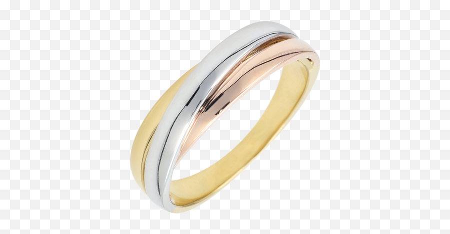 Wedding Ring Diamond Saturn - All Gold Three Golds 18 Carat Wedding Rings Three Golds 18 Carats C2886 Fedi Nuziali Tre Ori Png,Rings Of Saturn Logo
