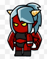 Scribblenauts Female Demon Transparent Png - Stickpng Scribblenauts Succubus,Demon Transparent