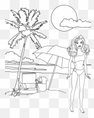 Barbie - Coloring Pages Transparent png