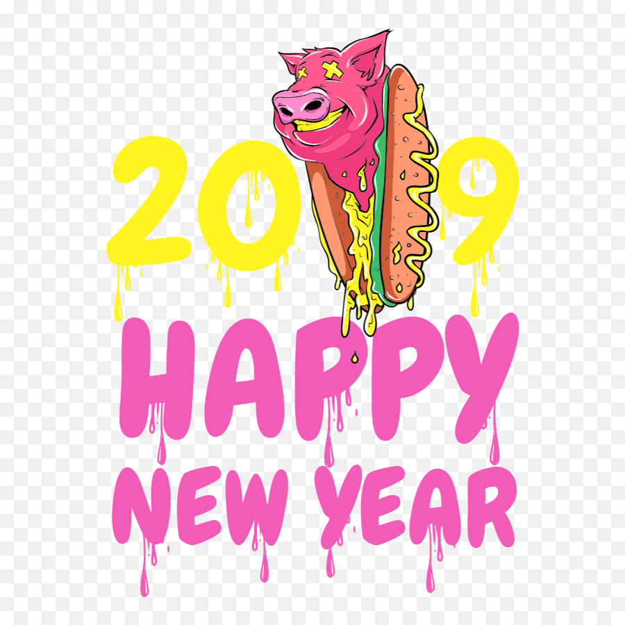 New Year Logo - New Year T Shirt Design 2019 Png Download Png T Shirt Design 2019,New Year Logo