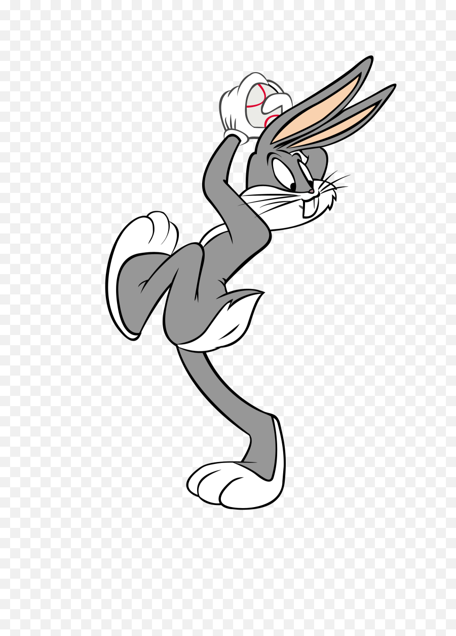 Check Out This Transparent Bugs Bunny Throwing A Baseball Png