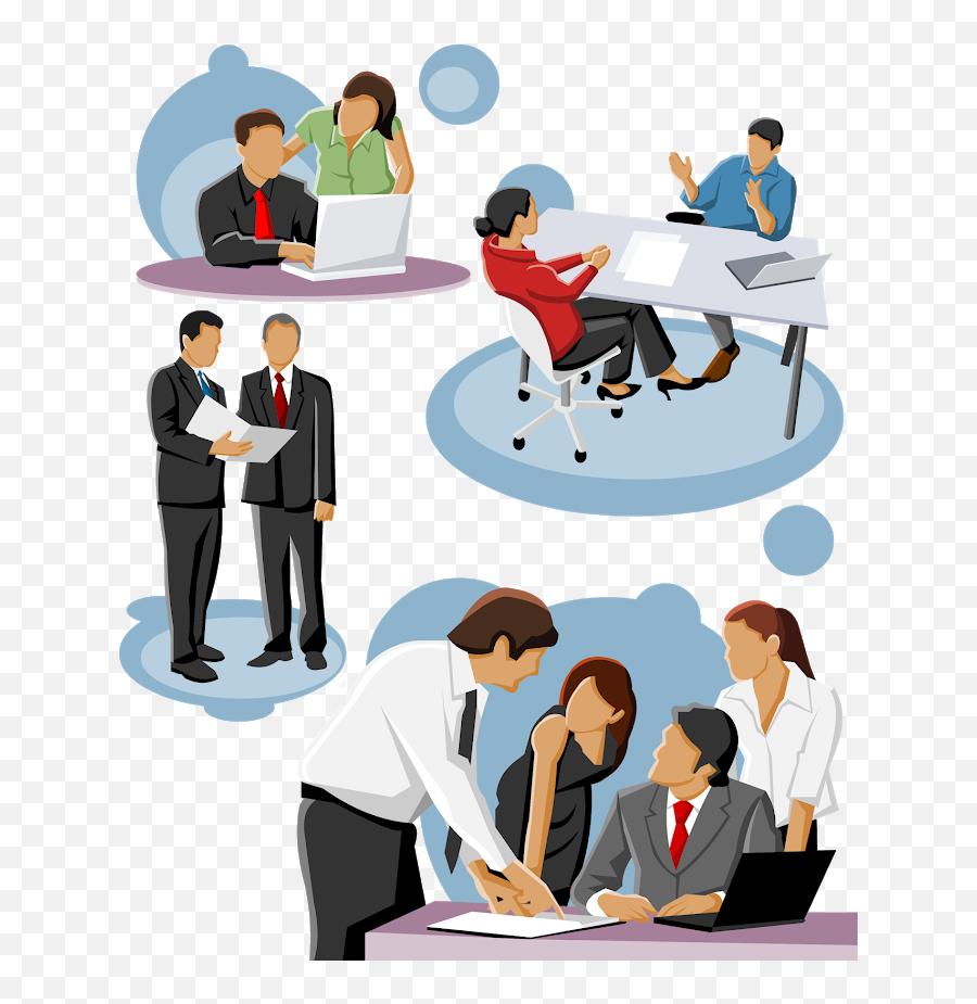 Working Illsutration Icon Business - Icon Business People Speaking Png,Business People Icon