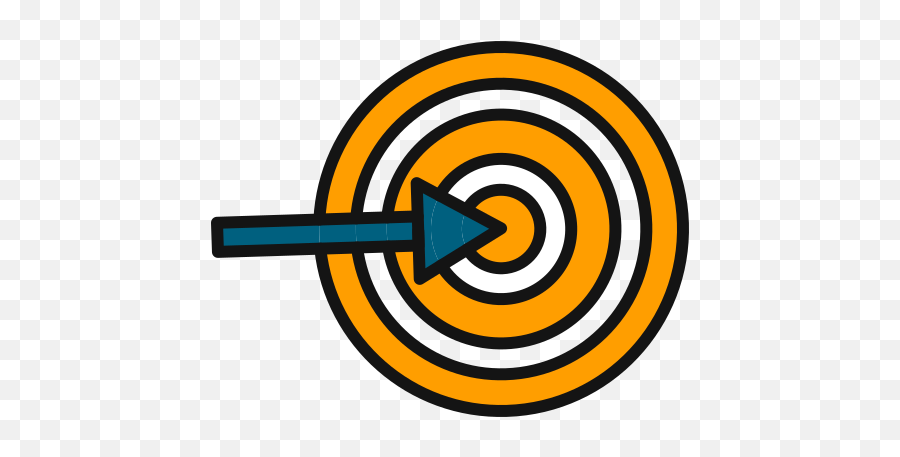Target Goal Bullseye Free Icon Of - Target Png,Icon Meta