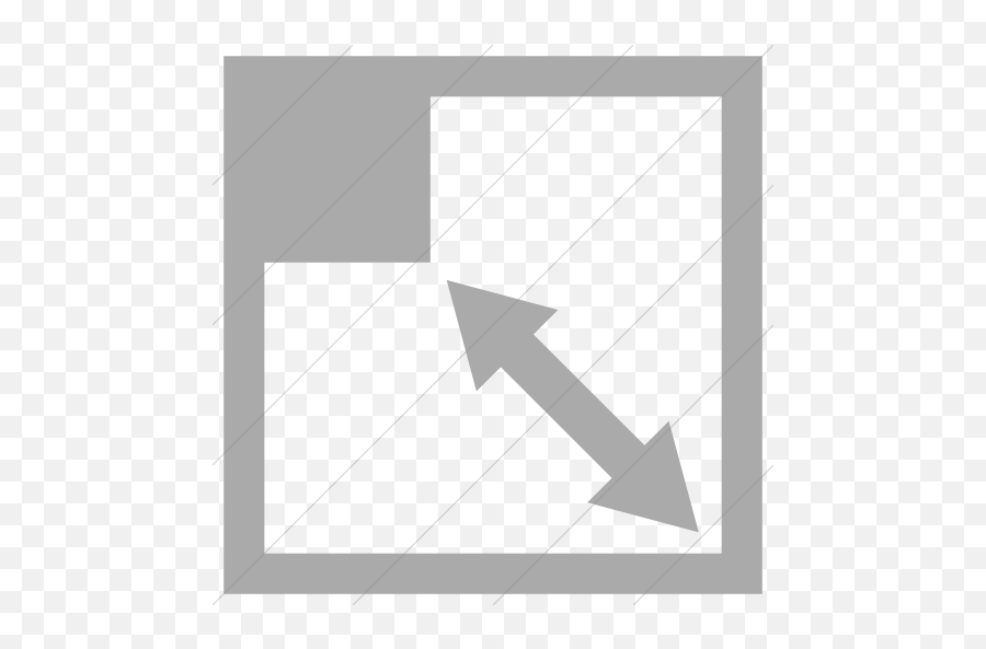 Iconsetc Simple Gray Raphael Resize Icon - Dot Png,Resize Icon'