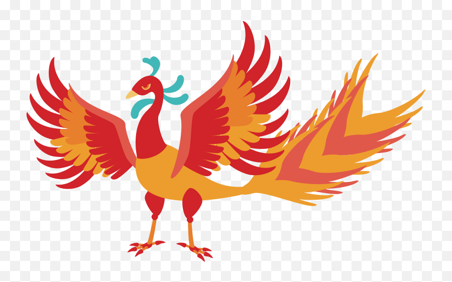 Download Free Png Phoenix 3 - Dlpngcom Cartoon Phoenix Clip Art,Phoenix Bird Png
