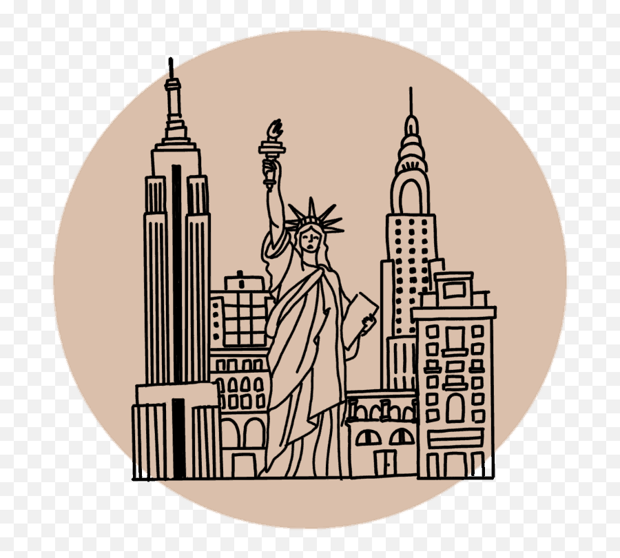 Travel - Speakoftheangel Vertical Png,Nyc Skyline Icon