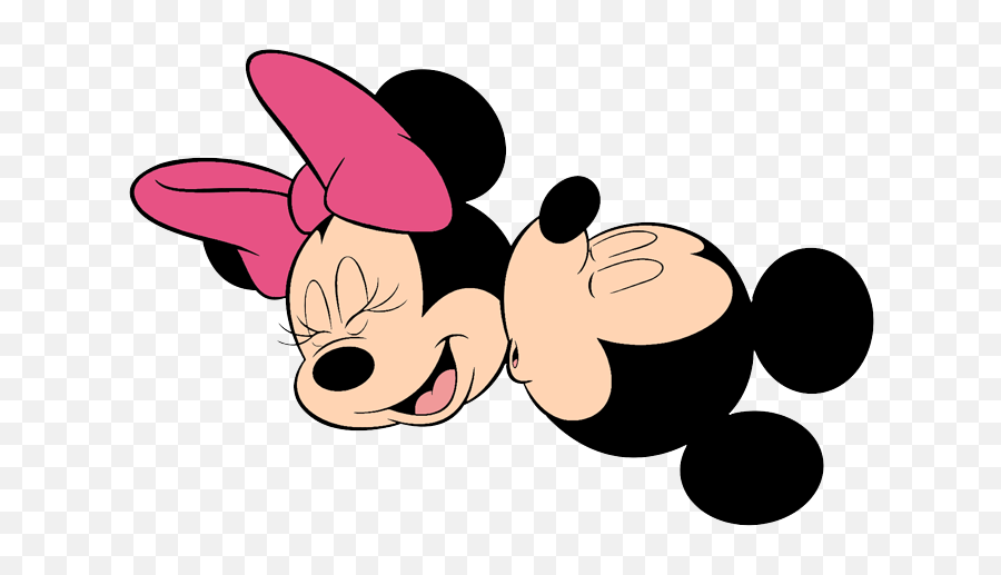 Download Hd Mickey Minnie Kissing - Mickey Mouse And Minnie Mickey Mouse And Minnie Mouse Png,Minnie Mouse Transparent