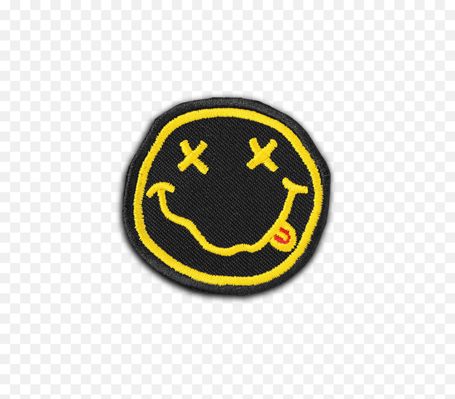Nirvana Smiley Face Patch - Png Image Transparent Nirvana Logo Png,Happy Face Logo
