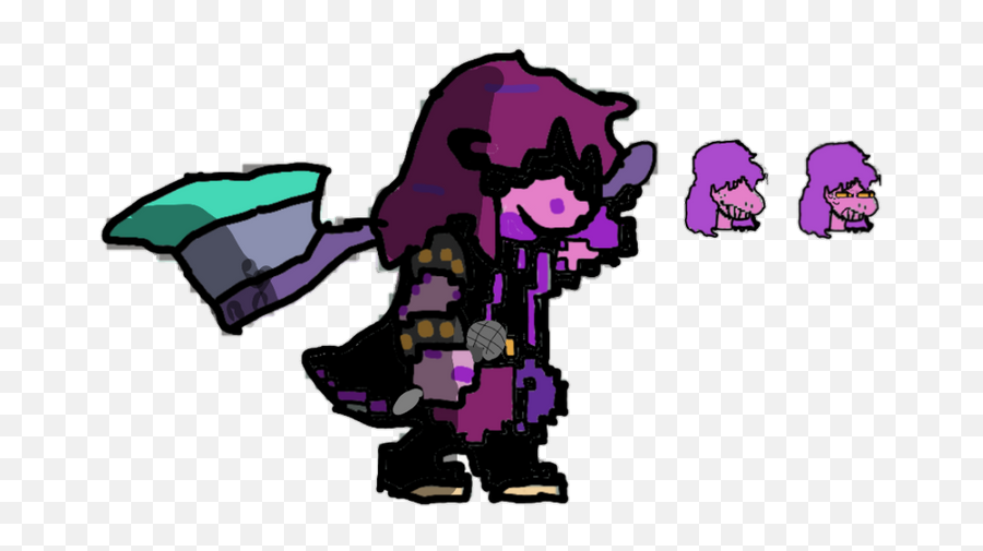 New Posts In Fanart - Friday Night Funkinu0027 Community On Game Deltarune Memes Funny Png,Susie Deltarune Icon