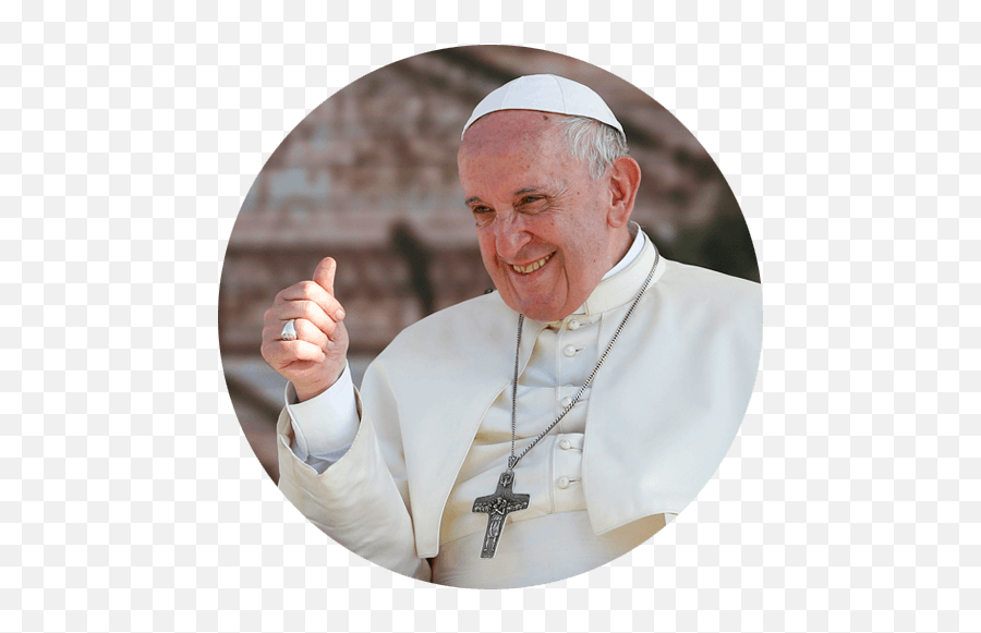 Download U201cdo Not Be Afraid To Listen The Spirit Who - Pope Francis Round Png,Pope Png