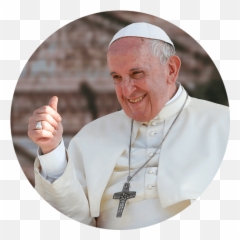 Download U201cdo Not Be Afraid To Listen The Spirit Who - Pope Francis Round Png,Pope Png