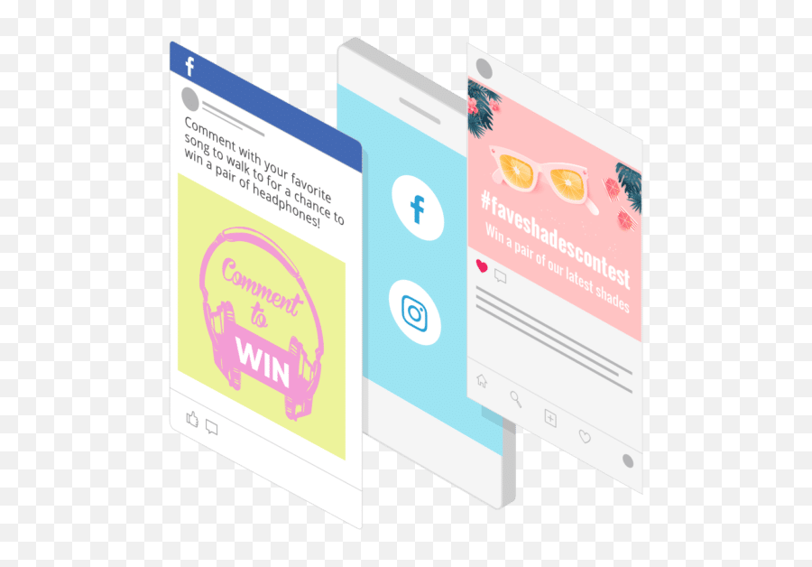 Social Contests - Shortstack Vertical Png,Win Shopping Icon Guide