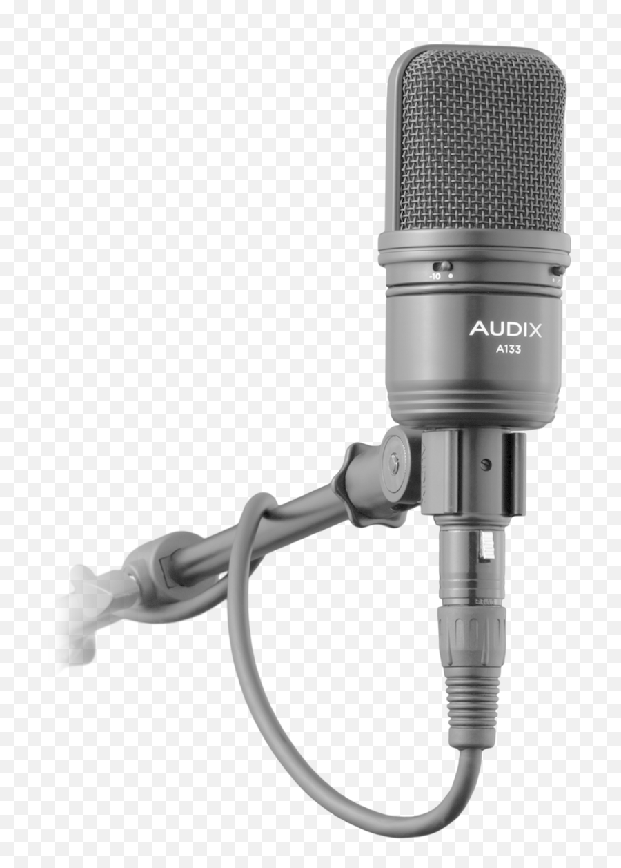 Audix A133 Studio Condenser Microphone With Pad And Roll Off - Audix A133 Png,Black Ribbon Roll Icon