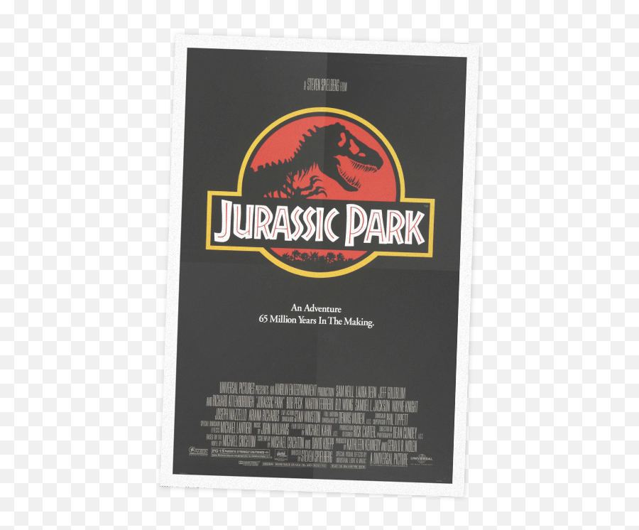 Exploring Iconic Movie Poster - Jurassic Park Movie Poster Vector Png,Movie Poster Credits Png