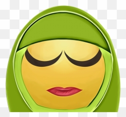 Free Photo Muslim Smiley Clipart Woman Hijab Scarf Emoticon - Gambar Kartun png