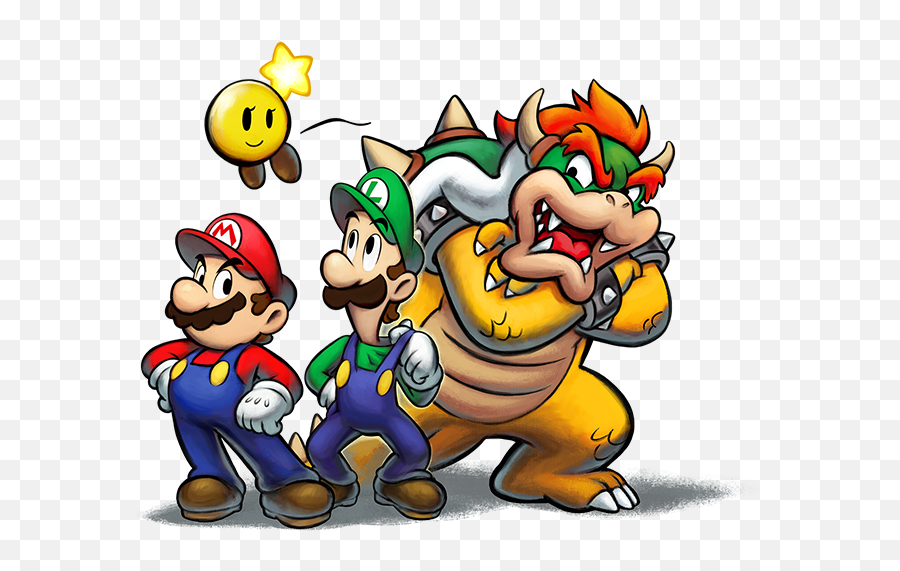 Gonintendotweet - Mario And Luigi Inside Story Bowser Journey Png,Mario And Luigi Transparent