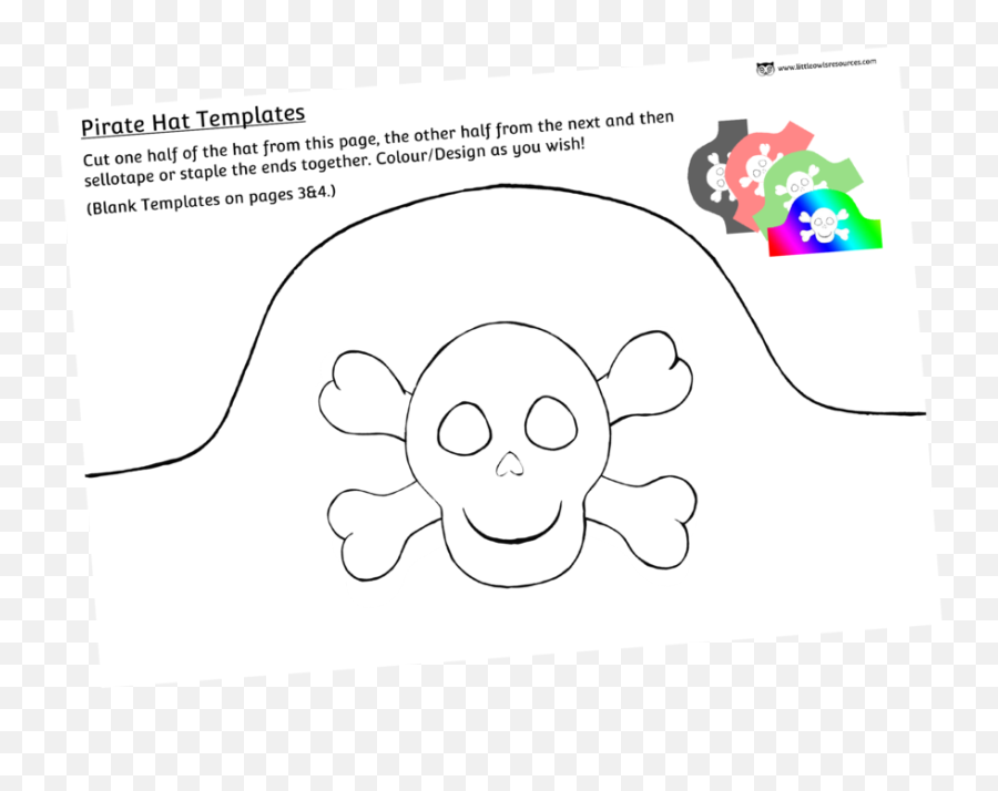 Free Pirate Hats Early Years Eyfs Printable Resource Png Hat Transparent