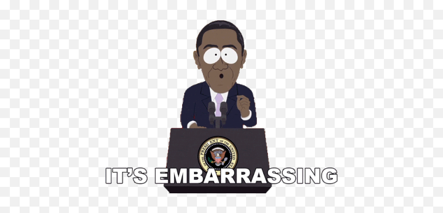 Its Embarrassing Barack Obama Sticker - Its Embarrassing Png,Obama Icon