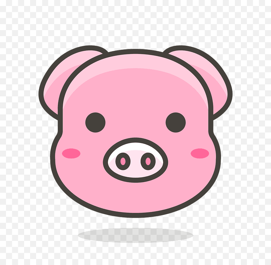 Domestic Pig Computer Icons Face - Pig F 1159764 Png Face Of Pig Png,Face Silhouette Png
