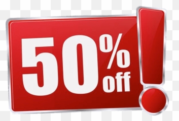 Discount Transparent Png - 50 Off Background