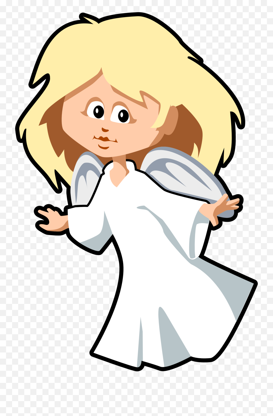 Download Angel Graphics Of Cherubs And Angels Clipart Png - Cartoon Angel With Transparent Background,Angels Png