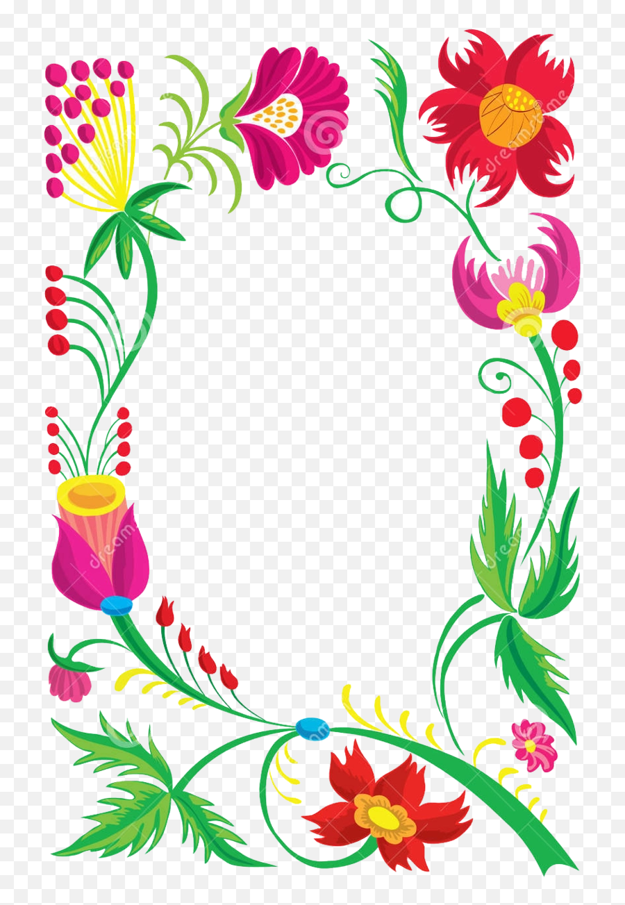Png Photography Flower Cartoon Frame - Beautiful Flower Designs Border,Flower Cartoon Png
