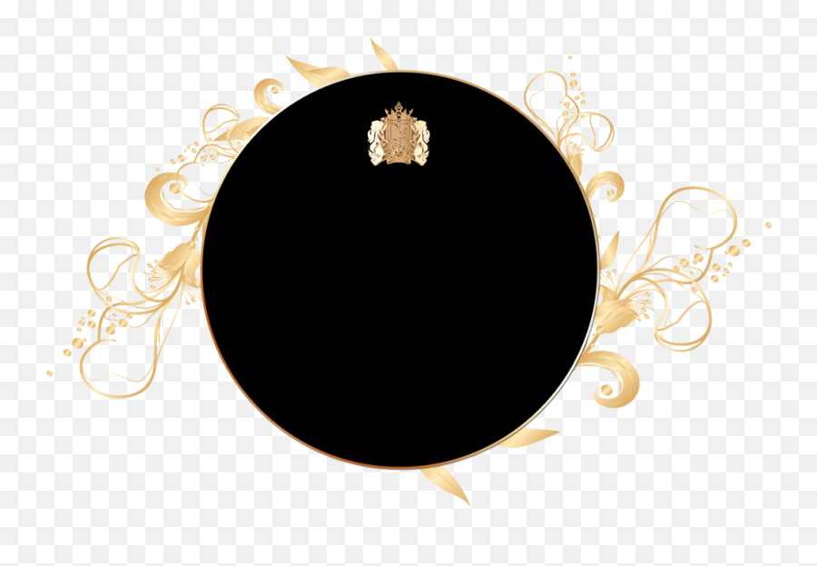 Download Adorned With A 24 Carat Gold Plated Medallion - Luxury Gold Circle Png,Medallion Png