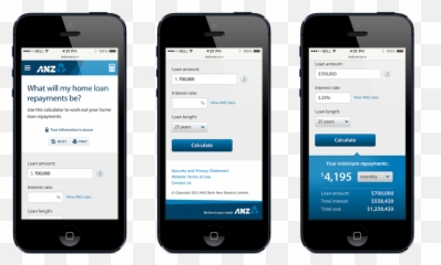 Anz Home Loan Calculators U2014 Ronald T Raharjo - Mobile Loan Calculator Png,Mob Png