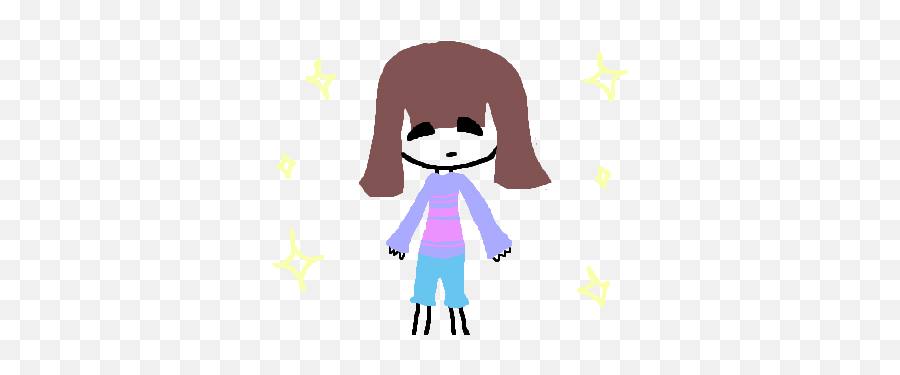 Fully Color Drawing Of Frisk From Undertale - Cartoon Png,Frisk Png