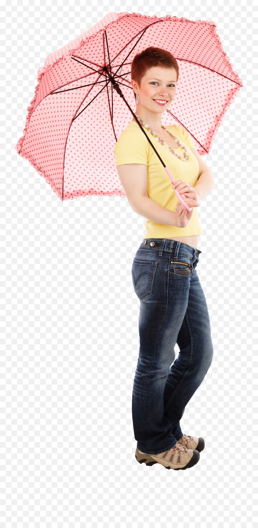 Woman Standing With Umbrella Png Image - Girls Standing With Umbrella,Woman Standing Png