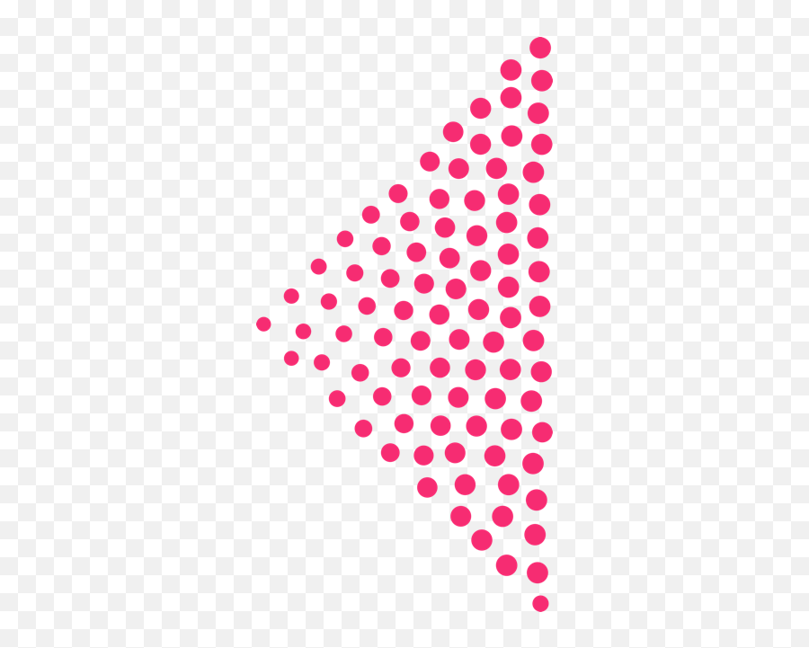 Triangle Dots Pink Arrow Frames Corners Borders Sticker - Polka Dot Corner Border Png,Pink Arrow Png