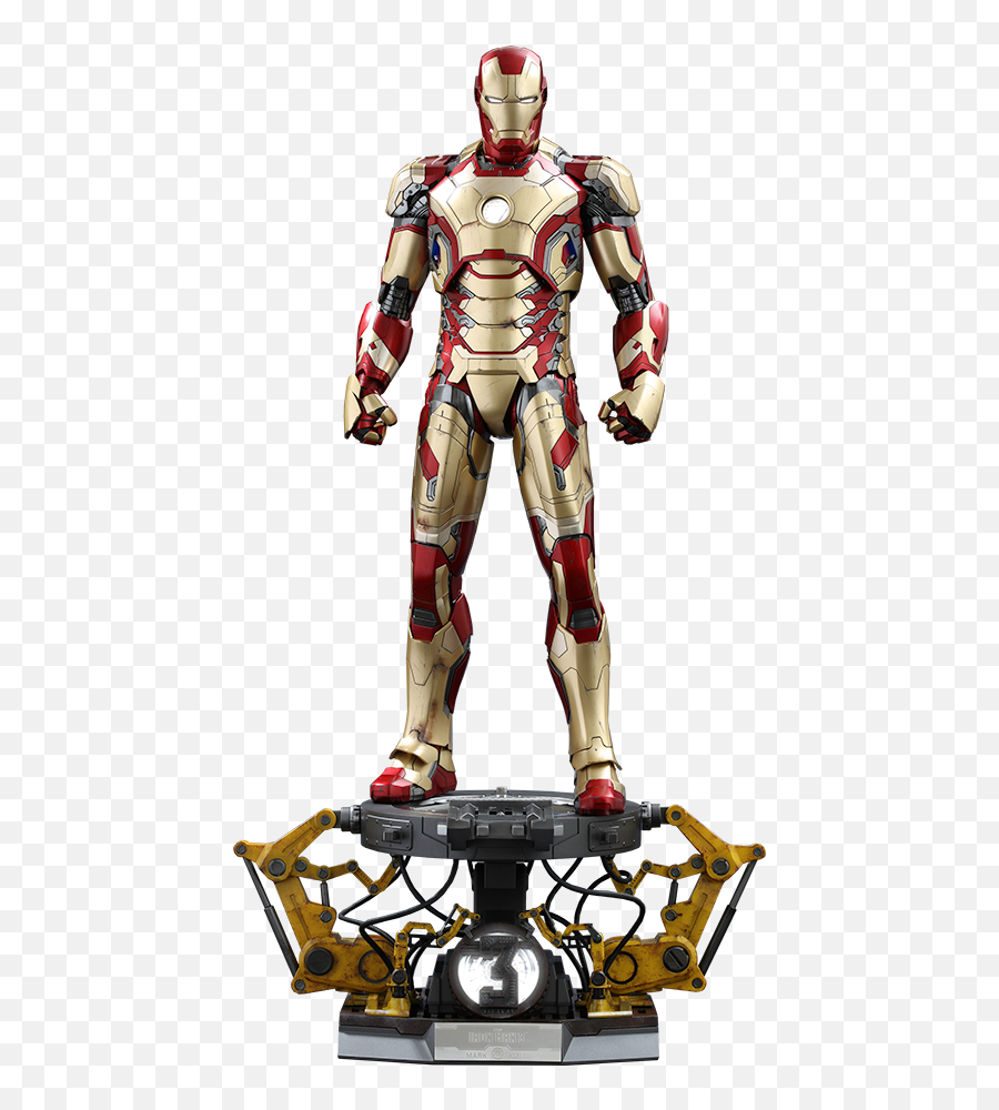 Sg - Toys Iron Man Mark Xlii Version De Lujo Hot Toys Iron Man Mark 42 V2 Png,Iron Man 3 Logo