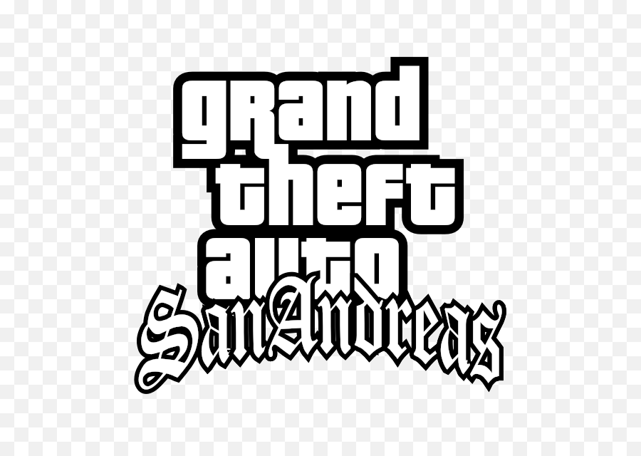 Download Hd Autres Résolutions - Grand Theft Auto San Gta San Andreas Logo Vector Png,Grand Theft Auto Logo Transparent