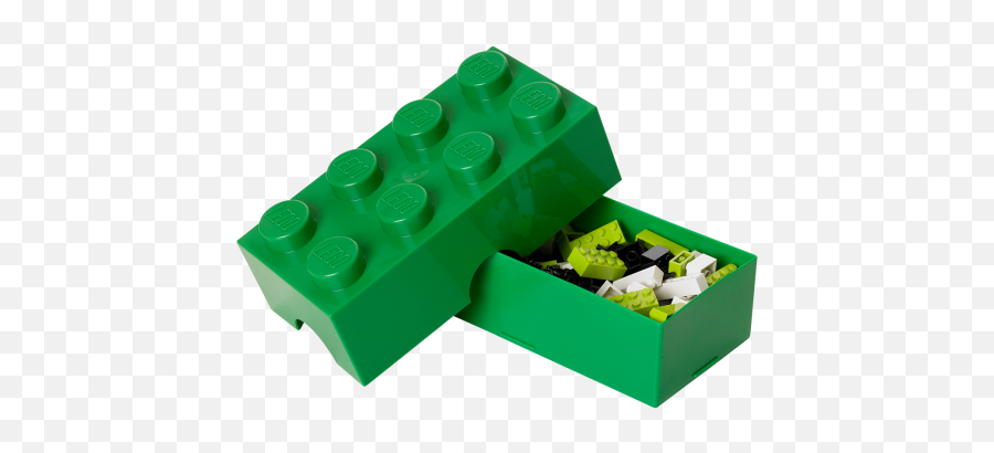 Lego Lunch Box - Green Lunch Box Lego Png,Lego Block Png