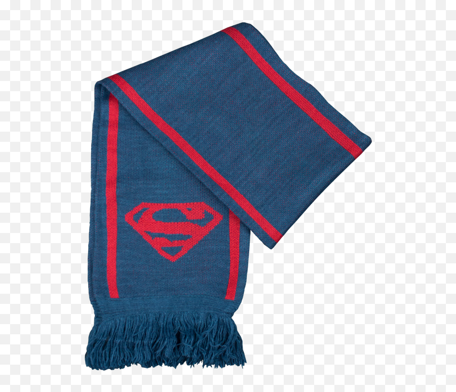 Superman Logo Scarf Dc Comics Popcultcha - Wool Png,Superman Logo Images