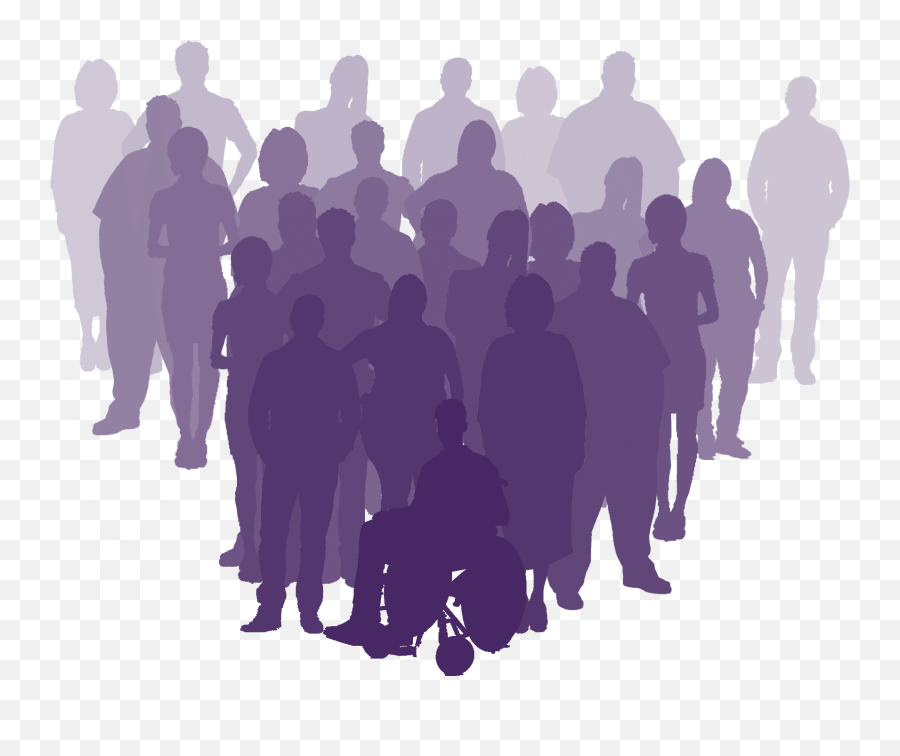 Crowd Silhouette - Social Group Png Download Original Common Group Of People,Crowd Silhouette Png