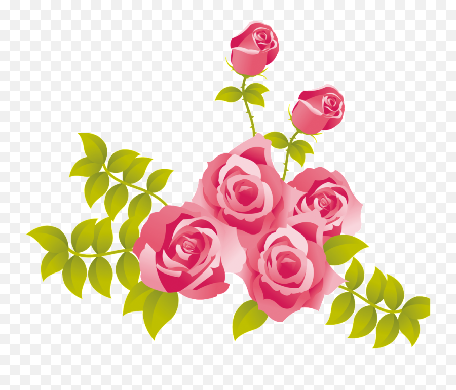 Download This Graphics Is Pink Flowers About Pinkflowers - Pink Roses Clip Art Png,Pink Flowers Png