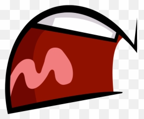 Big Mouth Smile Cartoon Download - Bfdi Frown Clipart Open png