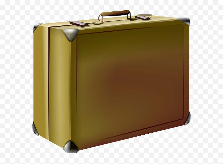 Suitcase Luggage Container - Suitcase Clipart Png,Briefcase Transparent Background