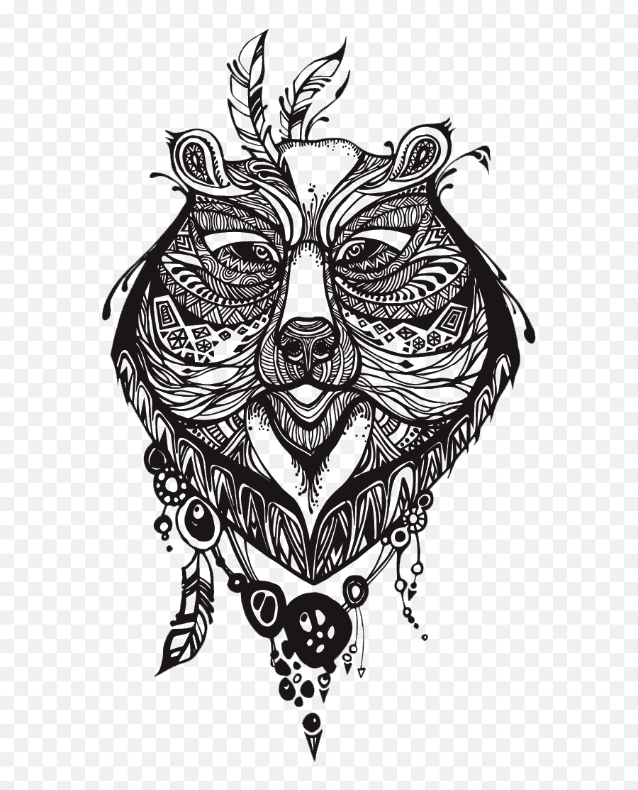 Tribal Designs Png - Bear Tattoos Tribal Bear Tattoo Totem Bear Totem Tattoo,Tattoo Designs Png