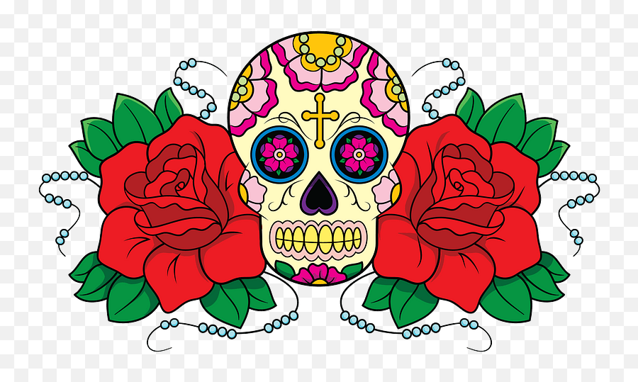 Sugar Skull Clipart Free Download Transparent Png Creazilla - Calaveras Dia De Muertos Png,Sugar Skull Png