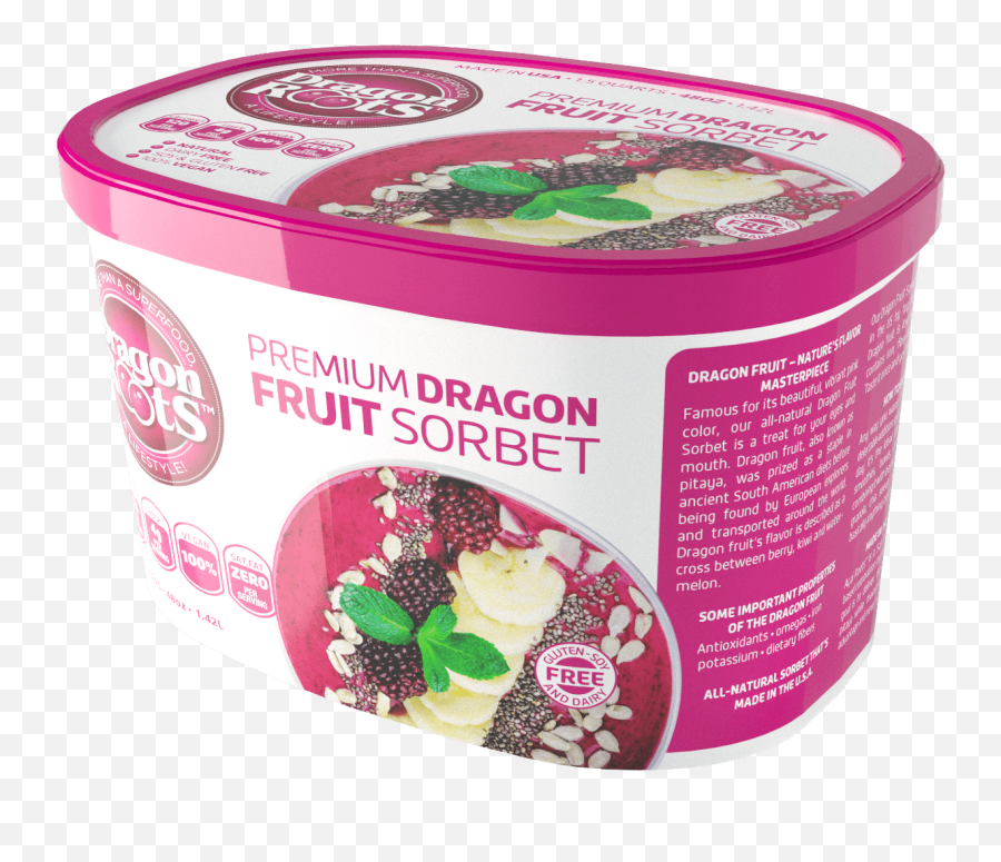Dragon Fruit 48oz - Açaí Roots Strawberry Png,Dragon Fruit Png