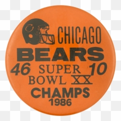 Chicago Bears Super Bowl Xx Busy Beaver Button Museum - Circle Png,Chicago Bears Png