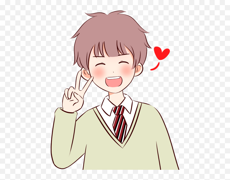 Emoji Boy Freetoedit Anime Boys Png