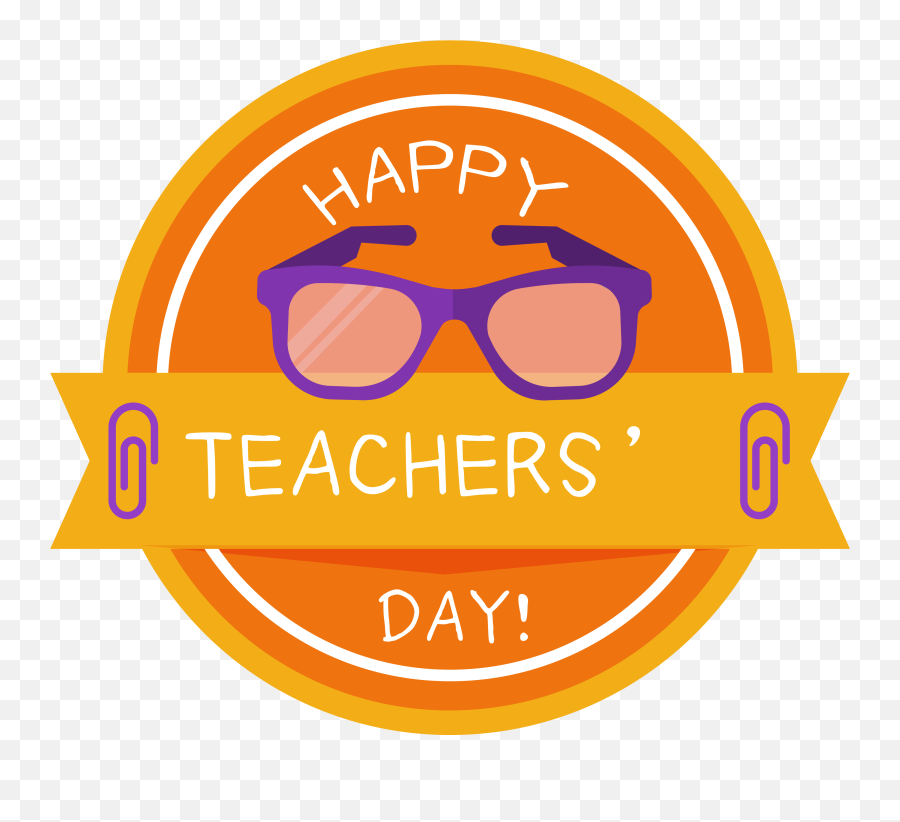 Download Goggles Clipart Teacher - Teachers Day Logo Png Vampire,Teachers Png
