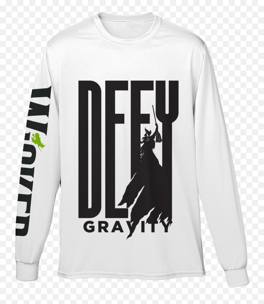 Unisex Defy Gravity Ls V2 - Wicked Defying Gravity T Shirt Png,Long Sleeve Shirt Png