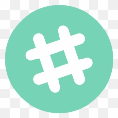 Round Icon Circle Messenger Slack - Horizontal Png,Slack Logo Png