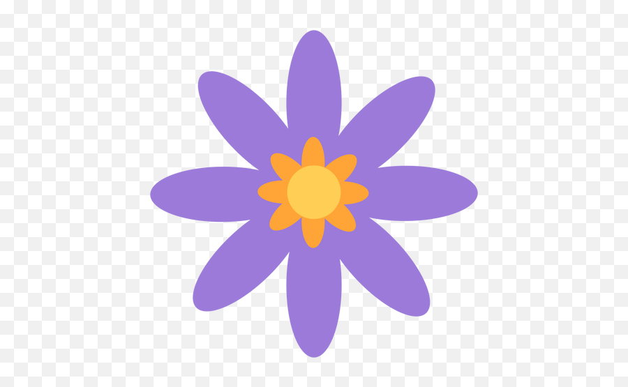 Purple Flower Lesser Petals Flat - Transparent Png U0026 Svg Role Of Intermediaries In Service Marketing,Purple Flower Png