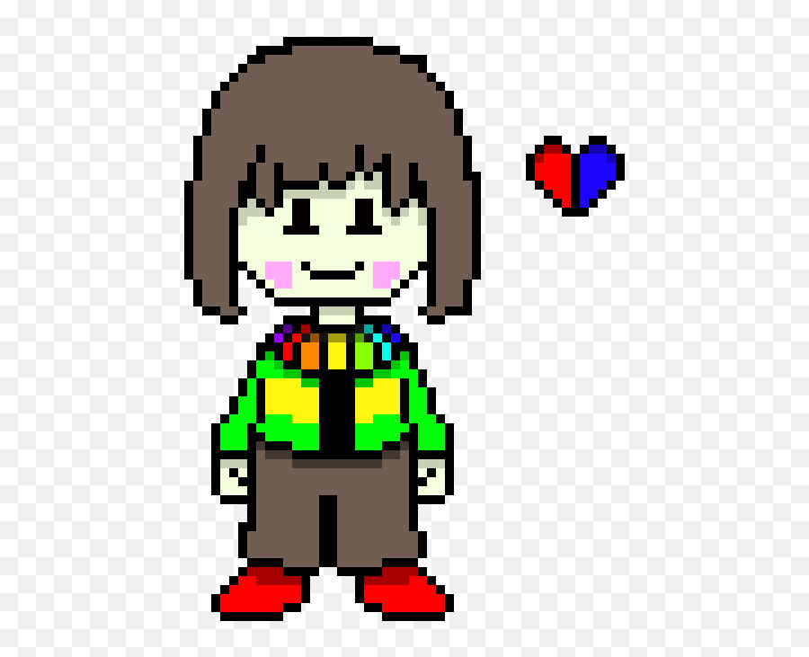 Storyswap Chara Pixel Art Maker - Chara Easy Pixel Art Png,Chara Transparent